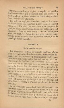 Chapitre III. De la comédie grecque