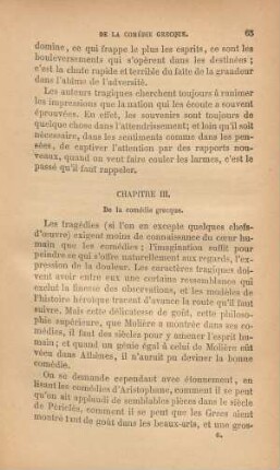 Chapitre III. De la comédie grecque