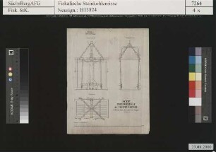 Gottes Segen, Steinkohlenbauverein, Lugau, Patent-Fördergestelle mit Fangvorrichtung