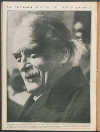 La próxima visita de Lloyd George