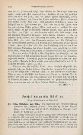 466-473 Empfehlenswerthe Schriften