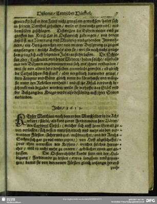 Jahr, 1619