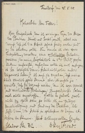 Brief an B. Schott's Söhne : 25.08.1894
