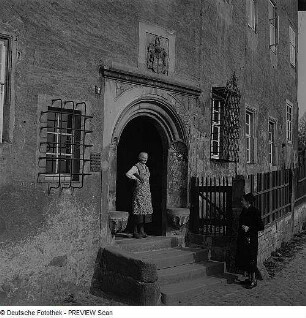 Schloss Hirschstein. Portal