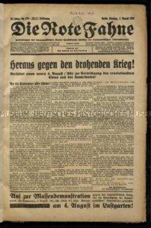 Sozialistische Zeitung. 10. Jahrgang 1927