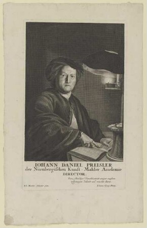 Bildnis des Iohann Daniel Preisler