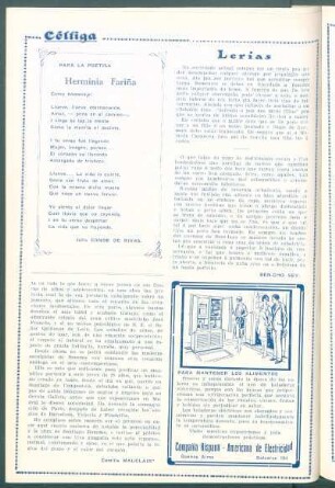 Para la poetisa Herminia Fariña