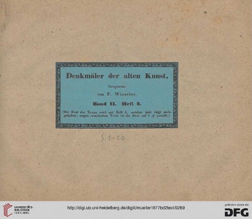Titelblatt [Band II, Heft 3]