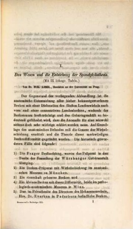 Beiträge zur Geburtskunde u. Gynaekologie, herausgegeben von F. W. Scanzoni. 3