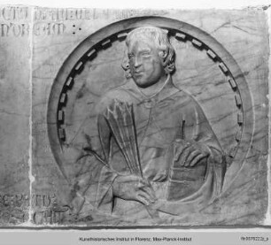 Reliefs: die Heiligen Oktavian, Viktor, Clemens und Justus - Arca di San Ottaviano