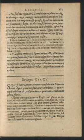 De Aqua, Cap. XV.