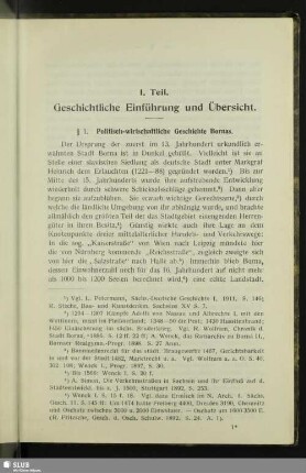 I. Teil. Geschichtliche Einführung und Übersicht
