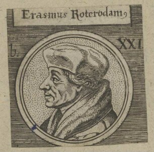 Bildnis des Erasmus Roterodamus