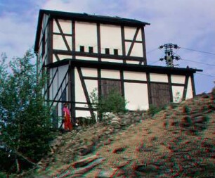 Wasserläufe Freiberg: Rothschönberger Stolln, VIII. Lichtloch, Huthaus
