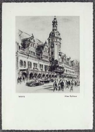 Leipzig. Altes Rathaus