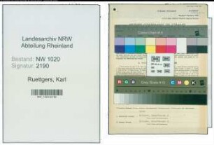 Entnazifizierung Karl Ruettgers , geb. 08.01.1886 (Arbeiter)