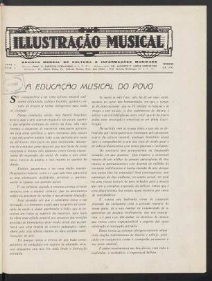 A educação musical do povo