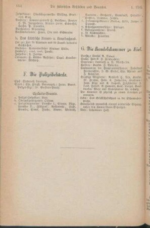 G. Die Handelskammer zu Kiel.