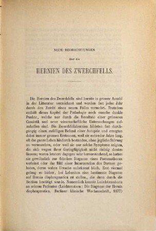 Neue Beobachtungen über die Hernien des Zwerchfells : Inaug.-Diss.