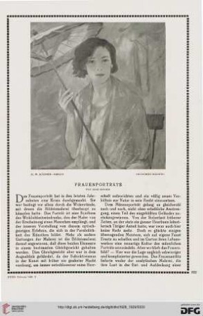 Frauenporträts