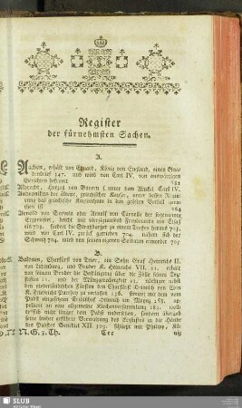 Register der fürnehmsten Sachsen