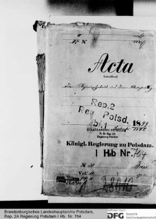 Die Regierungsgebäude und deren Unterhaltung