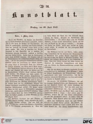 Nr. 31 - 40 (20. April 1841 - 20. Mai 1841)