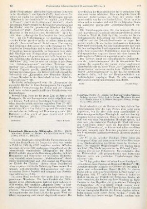 472-474 [Rezension] Samartha, Stanley J., Hindus vor dem universalen Christus
