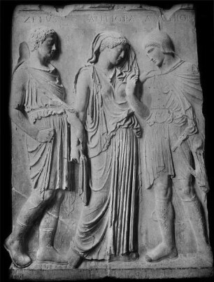Relief mit Orpheus und Eurydike