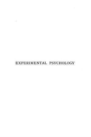 1 (2): Experimental Psychology: A Manual of Laboratory Practice, Vol. I: Qualitative Experiments, part 2: Instructor's Manual