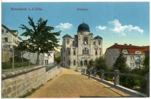 Bodenbach. Synagoge (1906-1907; Wilhelm Weber, Baufirma Putz - Weber)