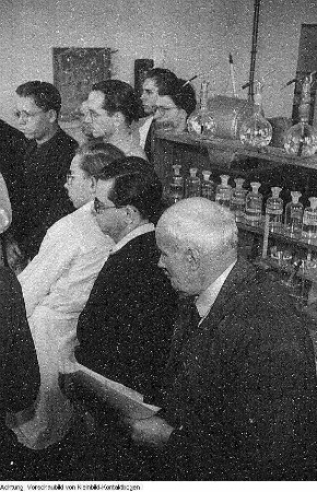 Wohnungsbau - Böhlen, VEB Kombinat Böhlen, Unterricht, November 1950
