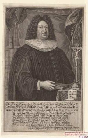 Johann Andreas Volland, Pfarrer in Poppenreuth