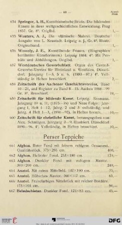 Perser Teppiche (Nr. 661-698)