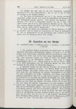 38 Kapellen an der Kirche