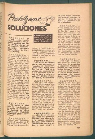 Problemas y soluciones