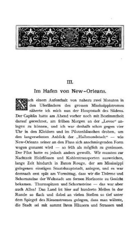 Im Hafen von New-Orleans