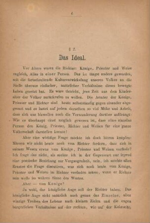 § 2. Das Ideal.