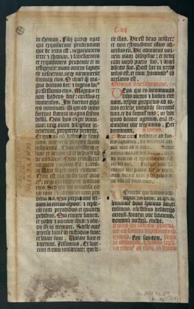 Missale (Fragment)