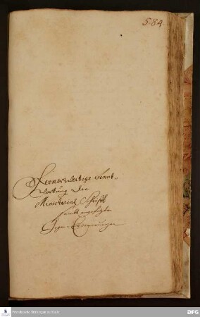 Brief von Joachim Justus Breithaupt und August Hermann Francke an Veit Ludwig v. Seckendorff, Franz Julius Lütkens, Carl v. Dieskau und Heinrich v. Platen.