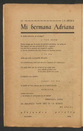 Mi hermana Adriana