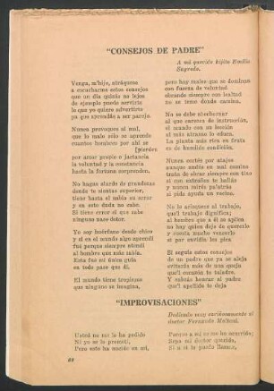 "Consejos de padre"