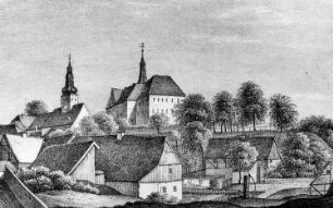 Triebischtal-Taubenheim. Ortsansicht