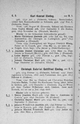 E. 2. Karl Konrad Ebeling.