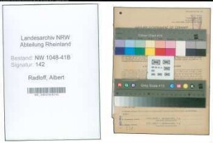 Entnazifizierung Albert Radloff , geb. 09.11.1902 (Feuerwehrmann)
