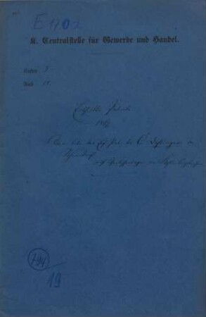 Patent des Mechanikers C. Dehlinger in Schorndorf auf Verbesserungen an Kohlenbügeleisen