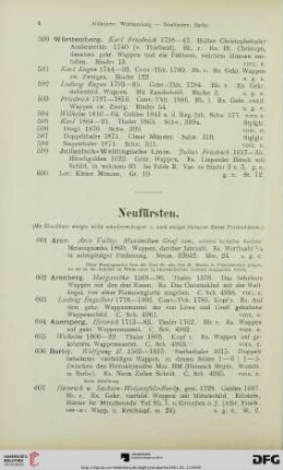 Neufürsten (Nr. 601-832)