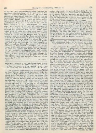 278-279 [Rezension] Bühler, Johannes, Die Sächsischen und Salischen Kaiser. Nach zeitgenössischen Quellen