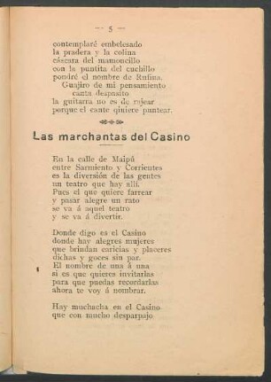 Las marchantas del Casino