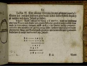Lectio XI. - XVI.